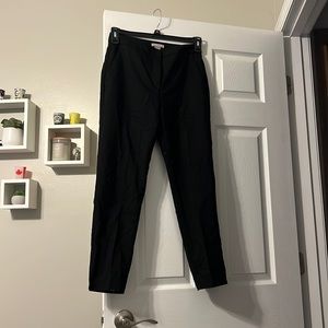 Black ankle dress pants